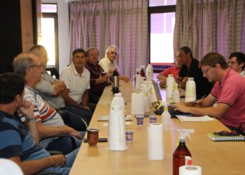 Reunión del Presidente del INYM con representantes  de cooperativas   