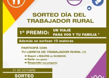 El RENATRE sortea un viaje para celebrar el día del trabajador rural