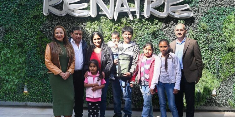 No fue un día más para esta familia rural