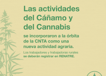 Cáñamo Industrial y Cannabis Medicinal dos actividades agrarias que se incorporaron al ámbito de aplicación del RENATRE