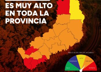 Indice extremo de incendios en Iguazú, Candelaria, San Javier, Concepción y Apóstoles