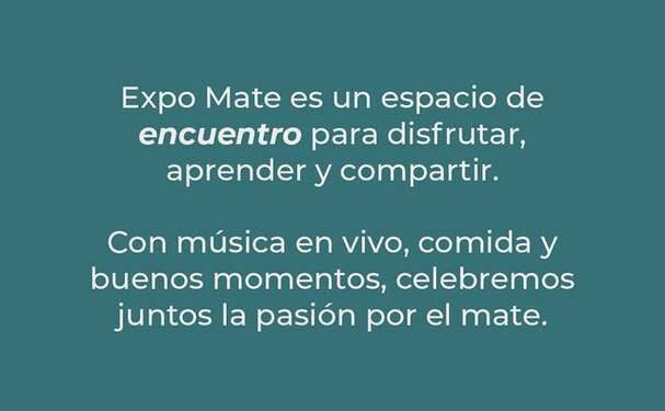 Expo Mate en San Isidro, Buenos Aires  