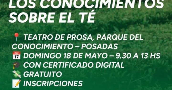 Abierta la inscripción para participar del curso gratuito “ampliando los conocimientos sobre el té”
