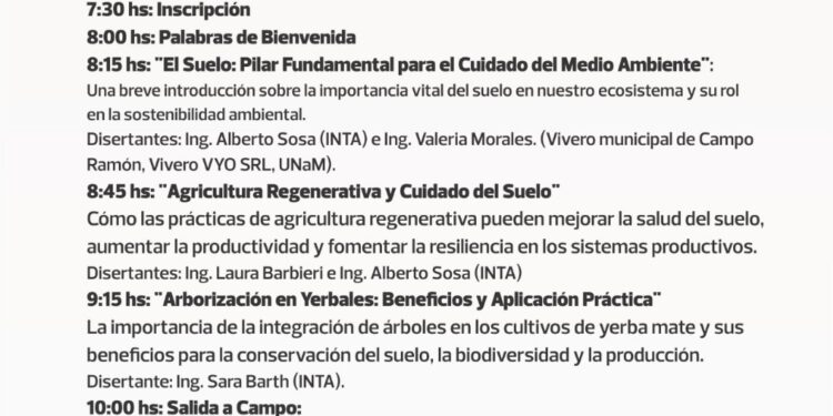 Jornada de Capacitación en Agricultura Regenerativa “Cultivando Vida en Nuestro Suelo”