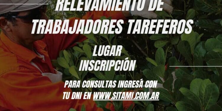 Nueva etapa para registrar y proteger a tareferos