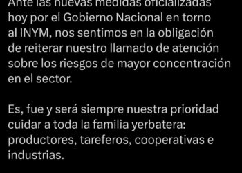 Nuevas medidas nacionales sobre el INYM: “Solo un mercado equilibrado garantiza que todos puedan vivir de su trabajo».