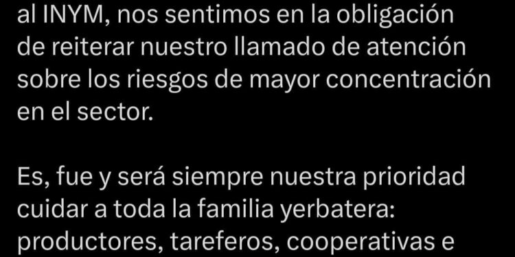 Nuevas medidas nacionales sobre el INYM: “Solo un mercado equilibrado garantiza que todos puedan vivir de su trabajo».