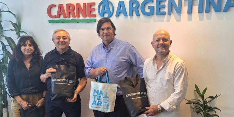 El INYM y el IPCVA juntos en la promoción de la yerba mate y la carne argentinas