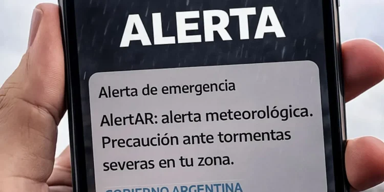 El clima en el celular AlertAR, el nuevo sistema de alertas tempranas