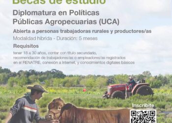 Diplomatura en Políticas Públicas Agropecuarias El RENATRE abre postulaciones a becas de estudio