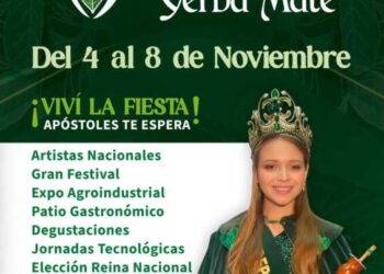 La 48° Fiesta Nacional e Internacional de la Yerba Mate en noviembre
