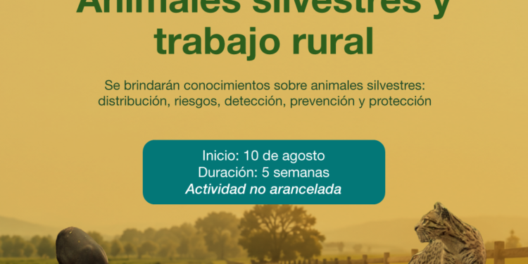 RENATRE: curso virtual «Animales Silvestres y Trabajo Rural».