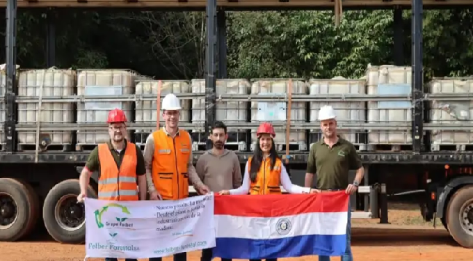 Paraguay exporta resina de pino a Brasil