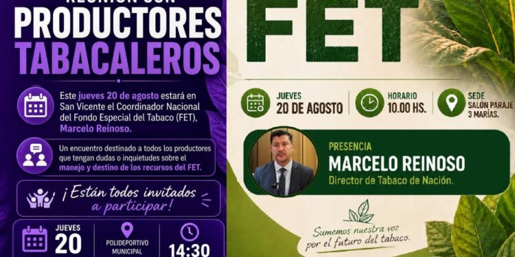 El coordinador nacional de tabaco visita Misiones