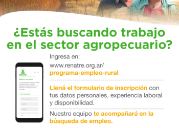 Todos los trabajadores y trabajadoras rurales ya pueden inscribirse en el Programa de Empleo Rural del RENATRE